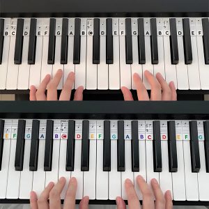 Klavírne noty, ktoré zjednodušujú učenie | MELOKEY