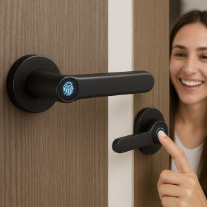Odomykanie kľučky dverí odtlačkom prsta | DOORISMART